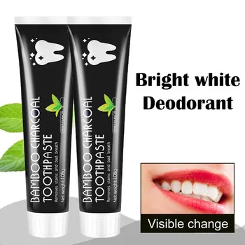 100% Bamboo Black Toothpaste Teeth Whitening Deep Clean Charcoal All-purpose Teeth Whitening The Black Toothpaste Dental Teeth
100% Bamboo Black Toothpaste Teeth Whitening Deep Clean Charcoal All-purpose Teeth Whitening The Black Toothpaste Dental Teeth