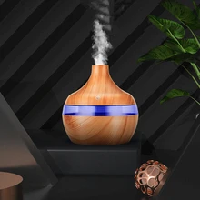 300ML Electric Air Humidifier Essential Aroma Oil Diffuser Ultrasonic Wood Grain Humidifier LED Ligh USB Mini Mist Maker
300ML Electric Air Humidifier Essential Aroma Oil Diffuser Ultrasonic Wood Grain Humidifier LED Ligh USB Mini Mist Maker