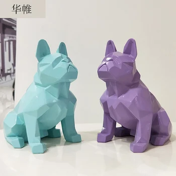 Nordic Abstract Geometric Resin Dog Statue Modern Minimalist French Bulldog Sculpture Animal Statue Ornament, Craft Decorations
Nordic Abstract Geometric Resin Dog Statue Modern Minimalist French Bulldog Sculpture Animal Statue Ornament, Craft Decorations