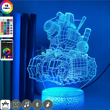 Metal Slug Game Tank Popular Cool Night Light for Children Birthday Holiday Gifts Study Event Prize 3d Led Clock Base Table Lamp
Metal Slug Game Tank Popular Cool Night Light for Children Birthday Holiday Gifts Study Event Prize 3d Led Clock Base Table Lamp