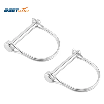 2PCS SS 316 PTO Pin Round Arch Wire Shaft Locking Lock Pin Safety Coupler Pin Retainer Farm Trailers Wagons Lawn Garden
2PCS SS 316 PTO Pin Round Arch Wire Shaft Locking Lock Pin Safety Coupler Pin Retainer Farm Trailers Wagons Lawn Garden