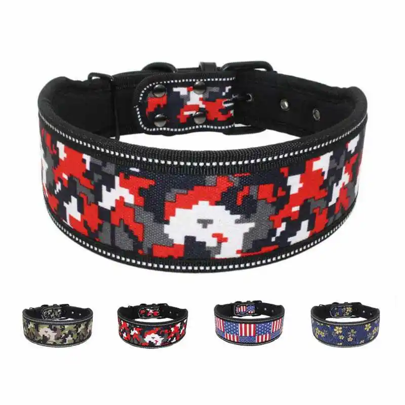 Reflective Waterproof Camouflage Dog Collars For Small Medium Large Dogs Pitbull Breathable Soft Padded Pet Collar Pet Supplies
Reflective Waterproof Camouflage Dog Collars For Small Medium Large Dogs Pitbull Breathable Soft Padded Pet Collar Pet Supplies