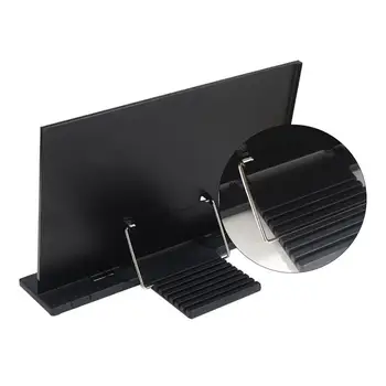 New Portable Black Book Stand Frame Reading Desk Holder with 7 Tilt Adjustable Grooves Shelf Bookstand for reading
New Portable Black Book Stand Frame Reading Desk Holder with 7 Tilt Adjustable Grooves Shelf Bookstand for reading
