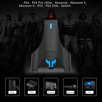 Portable Wired Keyboard And Mouse Adapter Gaming Mice Converter For PS4/PS4 PRO/PS3/Switch/Xboxone S/Xboxone X Game Controller 
Portable Wired Keyboard And Mouse Adapter Gaming Mice Converter For PS4/PS4 PRO/PS3/Switch/Xboxone S/Xboxone X Game Controller