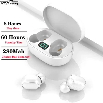 Trop Weiling Multi-Color Sport Headset Headphone Tws In Ear Earbuds Bluetooth 5.0 Earphone Wireless Headphone for Redmi Earphone
Trop Weiling Multi-Color Sport Headset Headphone Tws In Ear Earbuds Bluetooth 5.0 Earphone Wireless Headphone for Redmi Earphone