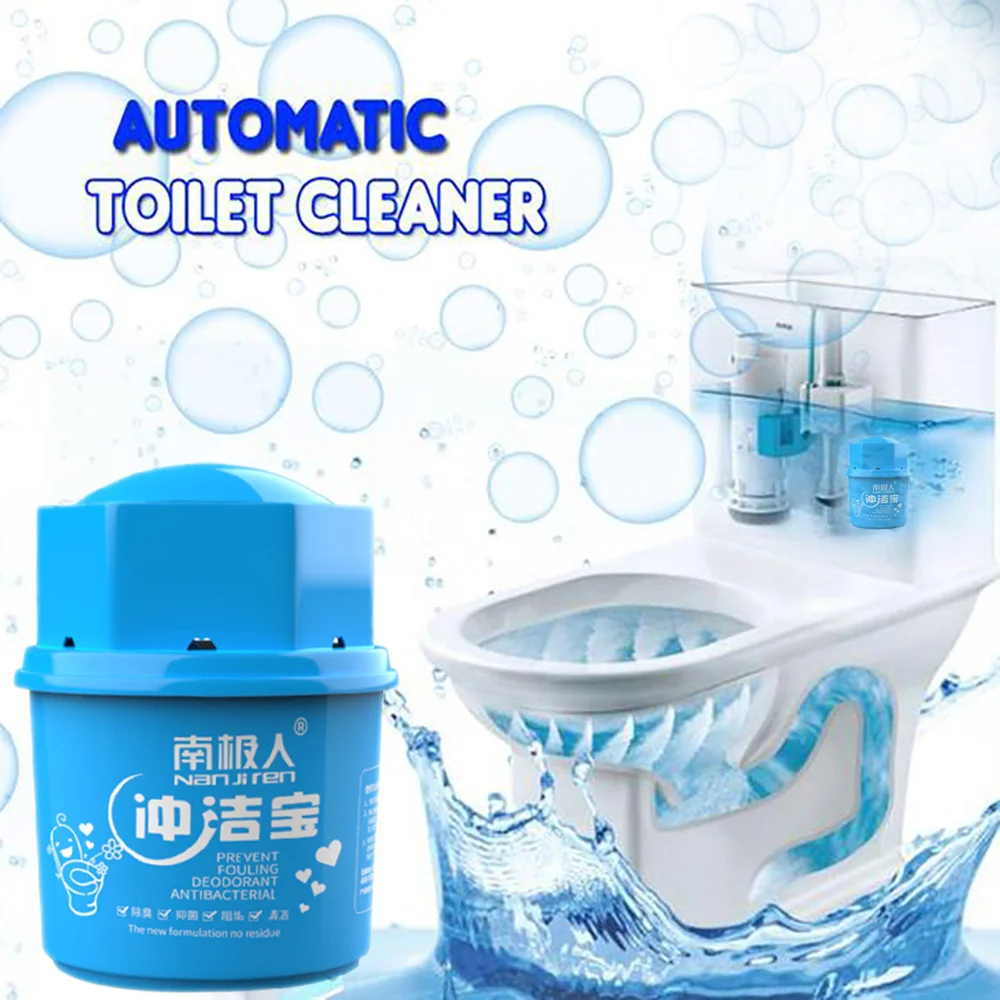 Automatic Toilet Cleaner Magic Flush Bottled Helper Blue Bubble Amazing Bathroom Restroom Cleaner Helper
Automatic Toilet Cleaner Magic Flush Bottled Helper Blue Bubble Amazing Bathroom Restroom Cleaner Helper