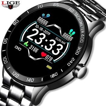 New smart watch men IP67 waterproof fitness tracker heart rate blood pressure pedometer sports smart watch box Reloj inteligente
New smart watch men IP67 waterproof fitness tracker heart rate blood pressure pedometer sports smart watch box Reloj inteligente
