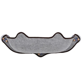 Pet Cats Hammock Bed Mount Window Pod Lounger Suction Cups Warm Bed for Pet Cat Rest House Sun Wall Bed Soft Cage Grey 
Pet Cats Hammock Bed Mount Window Pod Lounger Suction Cups Warm Bed for Pet Cat Rest House Sun Wall Bed Soft Cage Grey