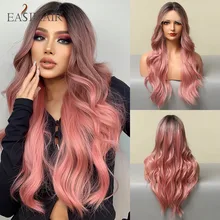 EASIHAIR Long Pink Ombre Synthetic Lace Wigs for Women Natural Hair Wig Cosplay Pink Lace Front Wig Heat Resistant 
EASIHAIR Long Pink Ombre Synthetic Lace Wigs for Women Natural Hair Wig Cosplay Pink Lace Front Wig Heat Resistant