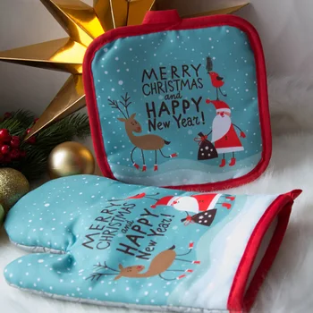 Cyuan 2pcs Oven Mitts and Pot Holders Set Heat Resistant Kitchen Microwave Gloves for Christmas Baking Grilling BBQ Xmas Natal
Cyuan 2pcs Oven Mitts and Pot Holders Set Heat Resistant Kitchen Microwave Gloves for Christmas Baking Grilling BBQ Xmas Natal