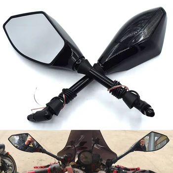 With LED Turn Signal Integrated Mirrors Motorcycle Rearview Mirrors For Suzuki GSXR750 GSXR1000 TL1000S GSR600 GSR750 SFV650 
With LED Turn Signal Integrated Mirrors Motorcycle Rearview Mirrors For Suzuki GSXR750 GSXR1000 TL1000S GSR600 GSR750 SFV650
