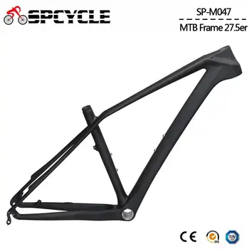 

Spcycle 3K Carbon MTB Frame 27.5er Carbon Mountain Bike Frame 650B MTB Bicycle Frames BB92 15/17/19" 2 year warranty