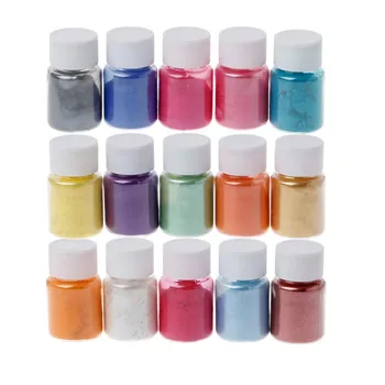 15 Colors Mica Powder Dye Epoxy Resin Pearl Natural Pearl Micas Powder Pigment Handmade Soap Coloring Powder DIY Craft #LR1
15 Colors Mica Powder Dye Epoxy Resin Pearl Natural Pearl Micas Powder Pigment Handmade Soap Coloring Powder DIY Craft #LR1