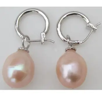 Jewelry Free Shipping HUGE 12-13 mm South Sea pink natural Drop Pearl Earring 14K/20 white gold hook 
Jewelry Free Shipping HUGE 12-13 mm South Sea pink natural Drop Pearl Earring 14K/20 white gold hook