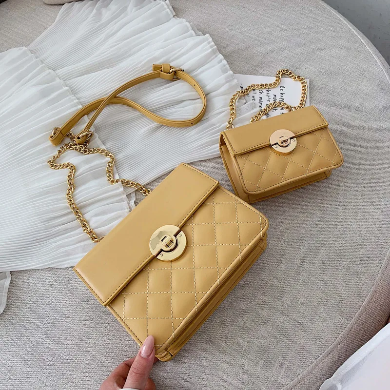 Textured Bag Women's 2019 New Style Summer Western Style Spiraea Chain Shoulder (Large Small) Shoulder Square Sling Bag
Textured Bag Women's 2019 New Style Summer Western Style Spiraea Chain Shoulder (Large Small) Shoulder Square Sling Bag