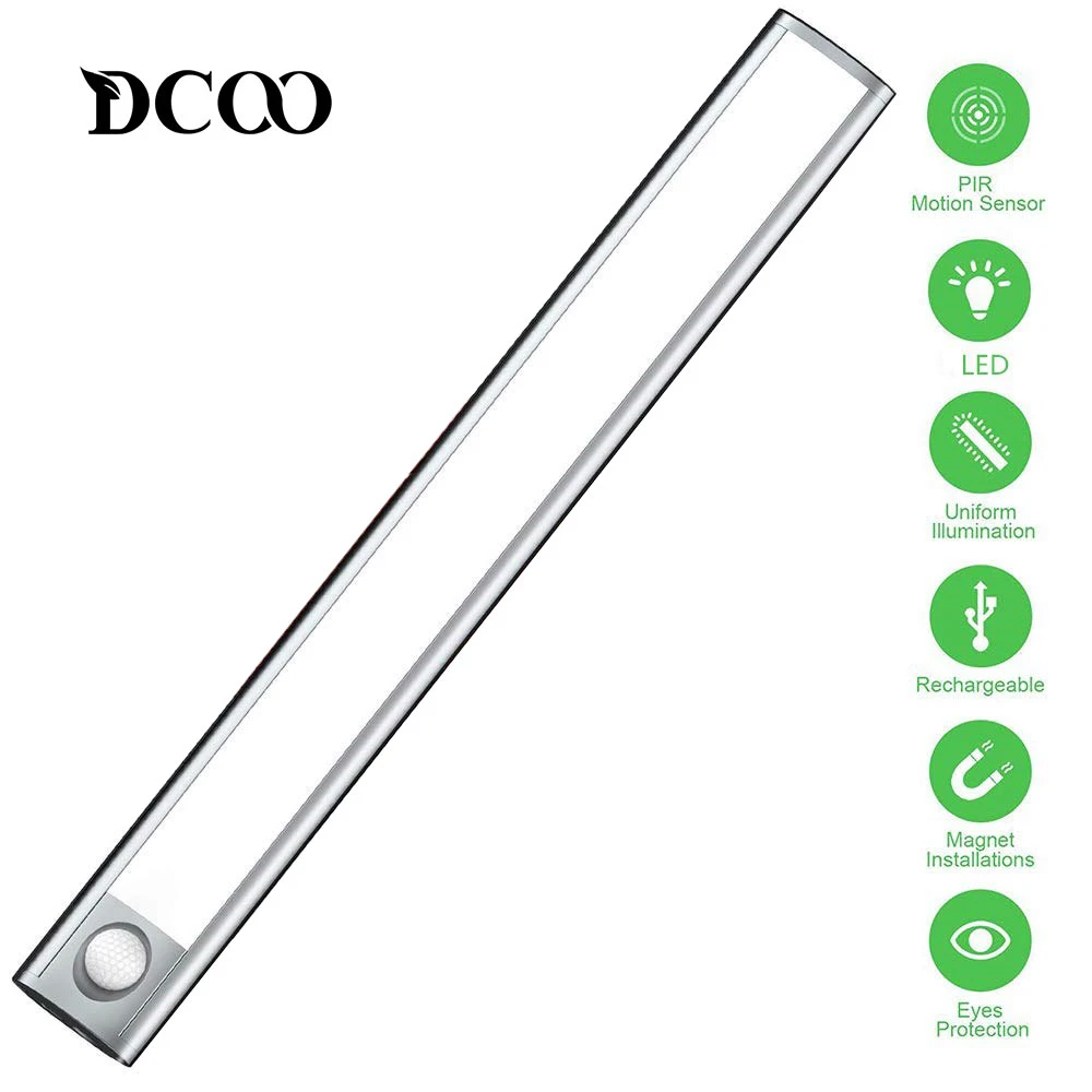 Upgraded LED Motion Sensor Cabinet Light Under Counter Closet Light Wireless USB Rechargeable Night Lights For Wardrobe Cupboard
Upgraded LED Motion Sensor Cabinet Light Under Counter Closet Light Wireless USB Rechargeable Night Lights For Wardrobe Cupboard