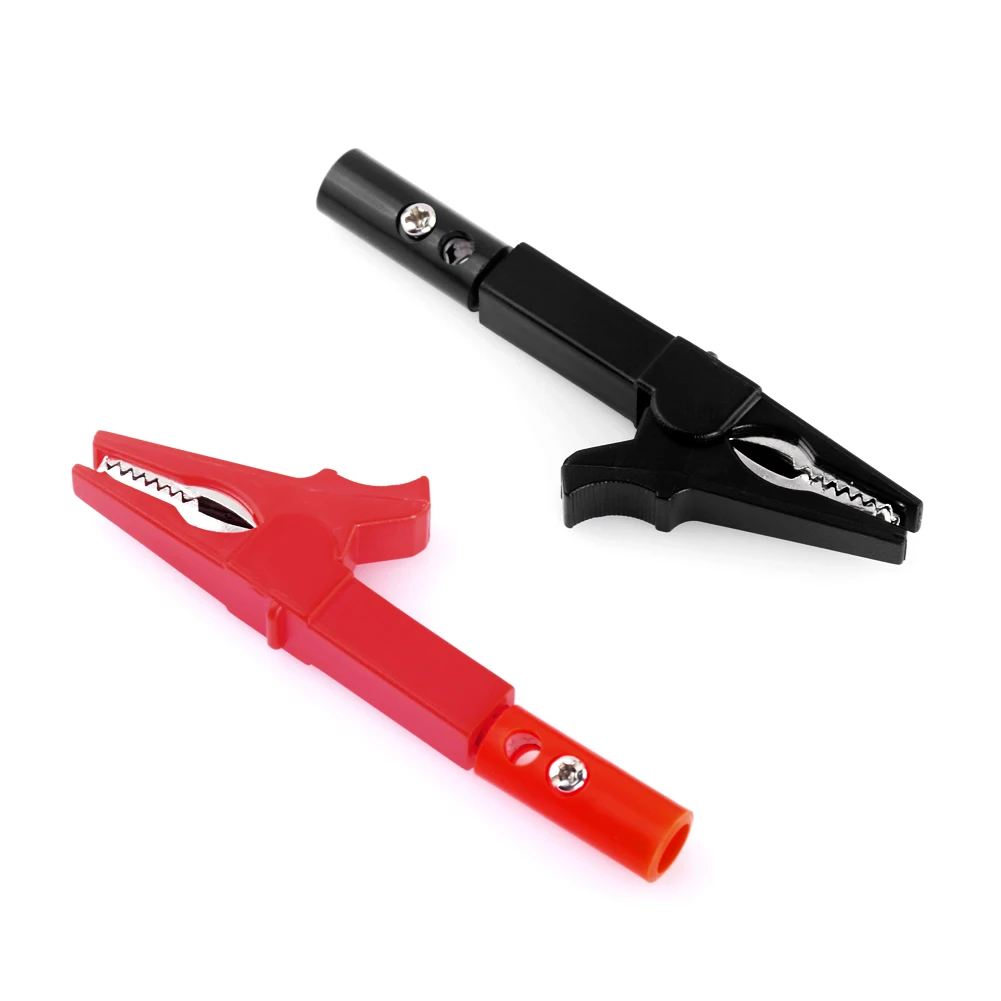 Battery Test Clip 55MM Alligator Clip With Banana Plug 4mm Multimeter Pen Cable Probes Crocodile Clip Battery Car Auto
Battery Test Clip 55MM Alligator Clip With Banana Plug 4mm Multimeter Pen Cable Probes Crocodile Clip Battery Car Auto