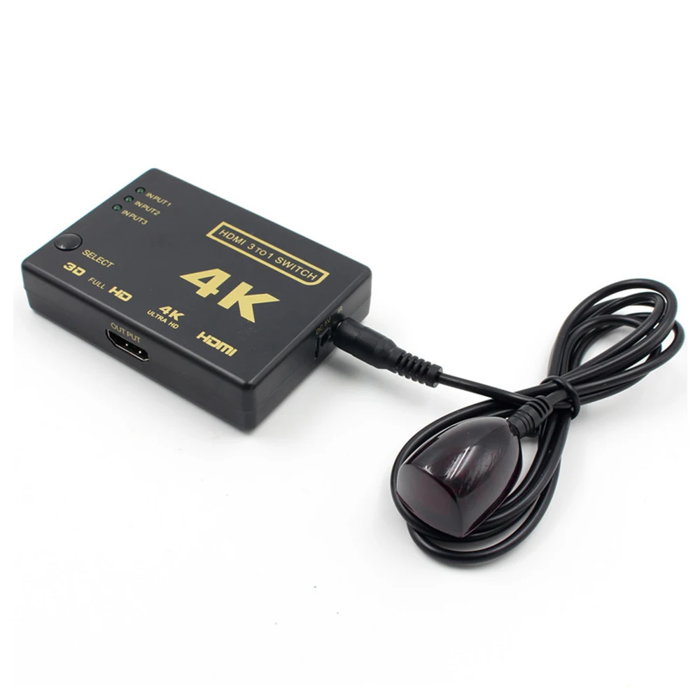 4K*2K HDMI Switch 3 Portas Hdmi Switcher Splitter Box Ultra HD Para HDTV DVD PS3 Xbox PS4
4K*2K HDMI Switch 3 Portas Hdmi Switcher Splitter Box Ultra HD Para HDTV DVD PS3 Xbox PS4