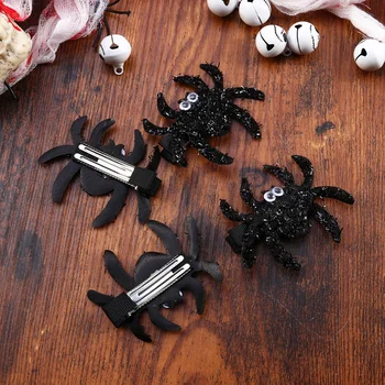 5pcs Halloween Hairpins Spider Shape Hair Clips Quirky Hair Pins Barrettes Kids Hair Accessories for Costume Party
5pcs Halloween Hairpins Spider Shape Hair Clips Quirky Hair Pins Barrettes Kids Hair Accessories for Costume Party