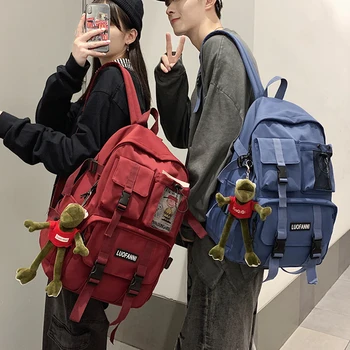 Multi-pocket Women's Backpacks Tide Large Capacity School Bags for Teenage Girl Harajuku Woman 15.6inck Laptop Backpack 2020 New
Multi-pocket Women's Backpacks Tide Large Capacity School Bags for Teenage Girl Harajuku Woman 15.6inck Laptop Backpack 2020 New