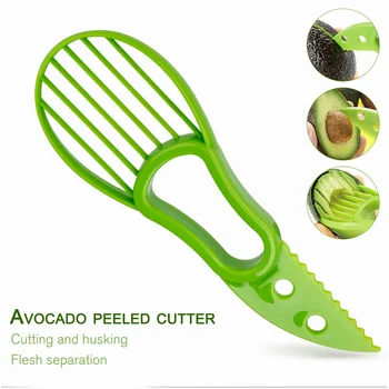 3-in-1 Avocado Slicer Shea Corer Butter Fruit Peeler Cutter Pulp Separator Plastic Knife Kitchen Vegetable Tools Home Accessory
3-in-1 Avocado Slicer Shea Corer Butter Fruit Peeler Cutter Pulp Separator Plastic Knife Kitchen Vegetable Tools Home Accessory