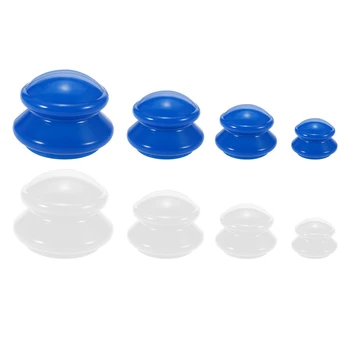 4pcs/set Soft Silicone Massage Vacuum Anti Cellulite Dredge Meridian Stimulate Blood Flow Therapy Flexible Suction Cups Set
4pcs/set Soft Silicone Massage Vacuum Anti Cellulite Dredge Meridian Stimulate Blood Flow Therapy Flexible Suction Cups Set