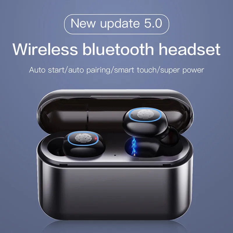 A1 TWS Bluetooth 5.0 earphone Waterproof headset music Earpieces Works on all Android iOS smartphones wireless stereo Headphones
A1 TWS Bluetooth 5.0 earphone Waterproof headset music Earpieces Works on all Android iOS smartphones wireless stereo Headphones