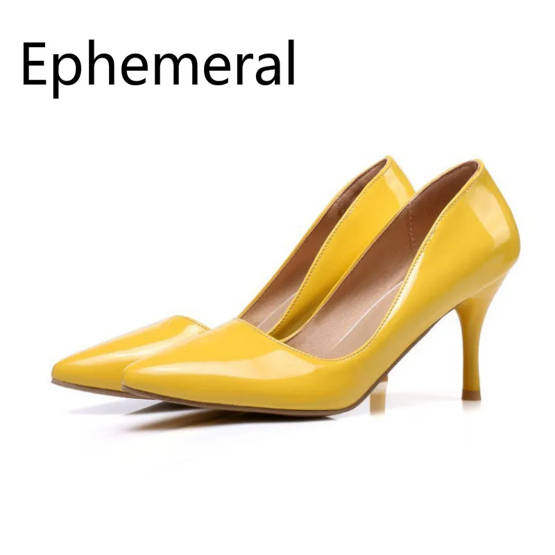 Female Shoes 8cm high heels women shoes Pointy toe New Styles Designer Pumps Super Plus Size for Wide Foot 48-33 Candy Colors 47
Female Shoes 8cm high heels women shoes Pointy toe New Styles Designer Pumps Super Plus Size for Wide Foot 48-33 Candy Colors 47