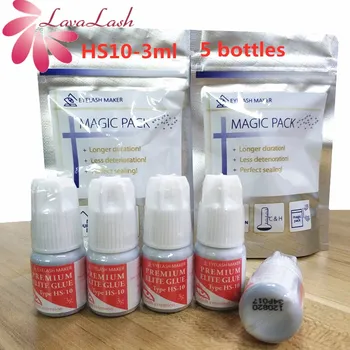 5 bottles Premium Elite HS10-3ml Glue For Eyelash Extension Dry Time1-2 sec Korea original black eyelash glue lash Makeup Tools
5 bottles Premium Elite HS10-3ml Glue For Eyelash Extension Dry Time1-2 sec Korea original black eyelash glue lash Makeup Tools