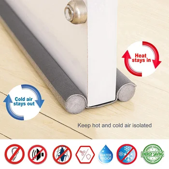 98cm Doorstop Draft Protector Flexible Door Bottom Sealing Strip Guard Wind Dust Blocker Sealer Stopper Twin Door Decor
98cm Doorstop Draft Protector Flexible Door Bottom Sealing Strip Guard Wind Dust Blocker Sealer Stopper Twin Door Decor