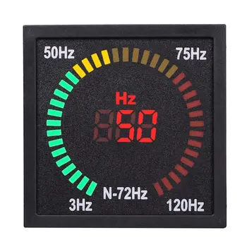 N-72HZ AC frequency signal indicator square LED digital display frequency Hz meter 3-120HZ Electrical Hertz Meter Tester
N-72HZ AC frequency signal indicator square LED digital display frequency Hz meter 3-120HZ Electrical Hertz Meter Tester