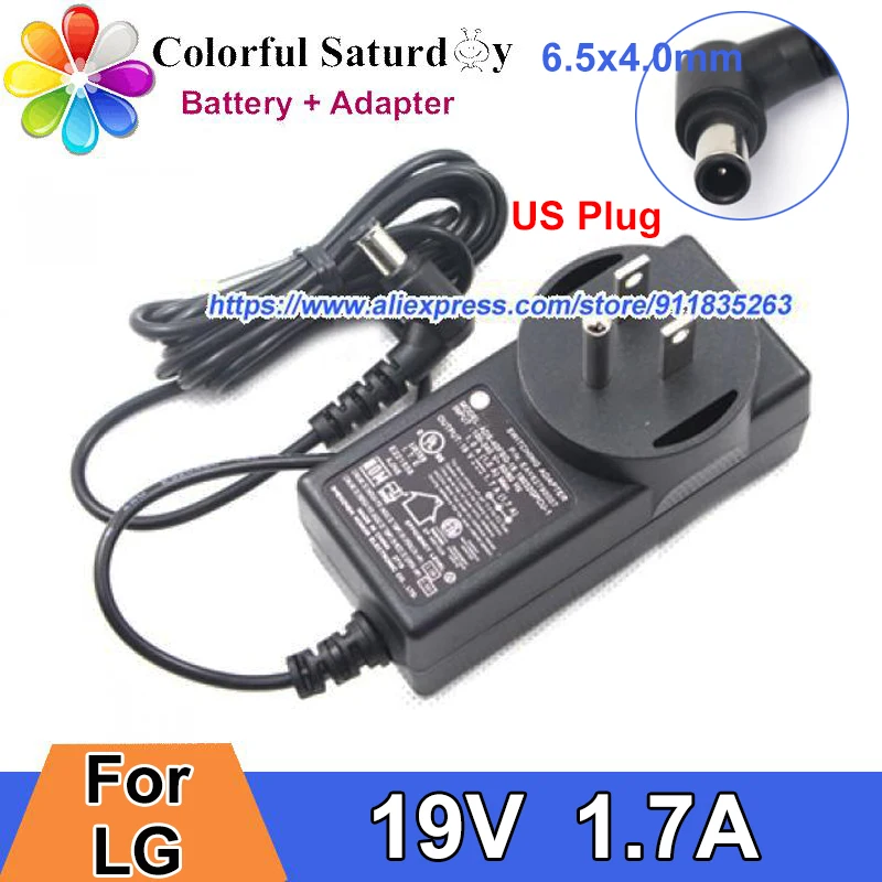 Original For LG 19V 1.7A ADS-40SG-19-3 19032G AC Adapter FLATRON E2351 E2242C 24EA63V E2249 E2231VRT W1947CY IPS277 LCAP16A-E TV
Original For LG 19V 1.7A ADS-40SG-19-3 19032G AC Adapter FLATRON E2351 E2242C 24EA63V E2249 E2231VRT W1947CY IPS277 LCAP16A-E TV