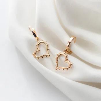 Authentic 100% 925 Sterling Silver fine Jewelry GOLD beads &Open love heart shape hop Hoop HUggie Earrings Tassel Bohi gtle2912
Authentic 100% 925 Sterling Silver fine Jewelry GOLD beads &Open love heart shape hop Hoop HUggie Earrings Tassel Bohi gtle2912