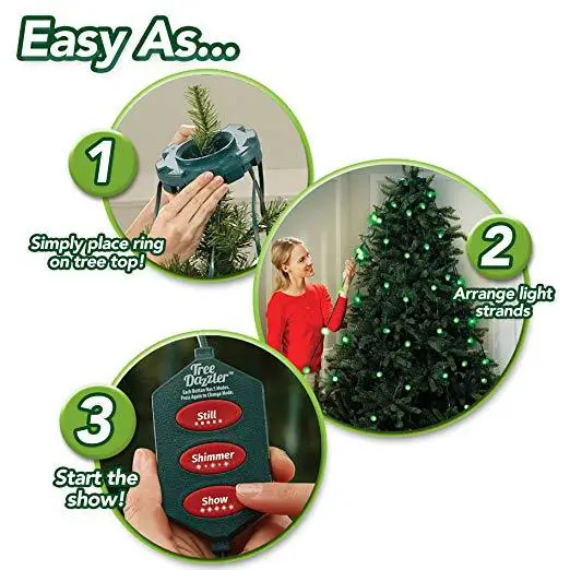Tree Dazzler Led String Garland Christmas Tree Fairy Light Luce Waterproof Home Garden Party Outdoor Holiday Decoration Tree Toppers Aliexpress