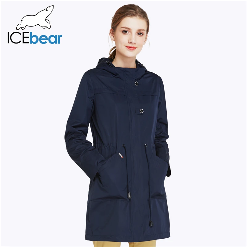 【Горящие предложения】 ICEbear 2019 Женская куртка парка Биопух Теплый утолщенный