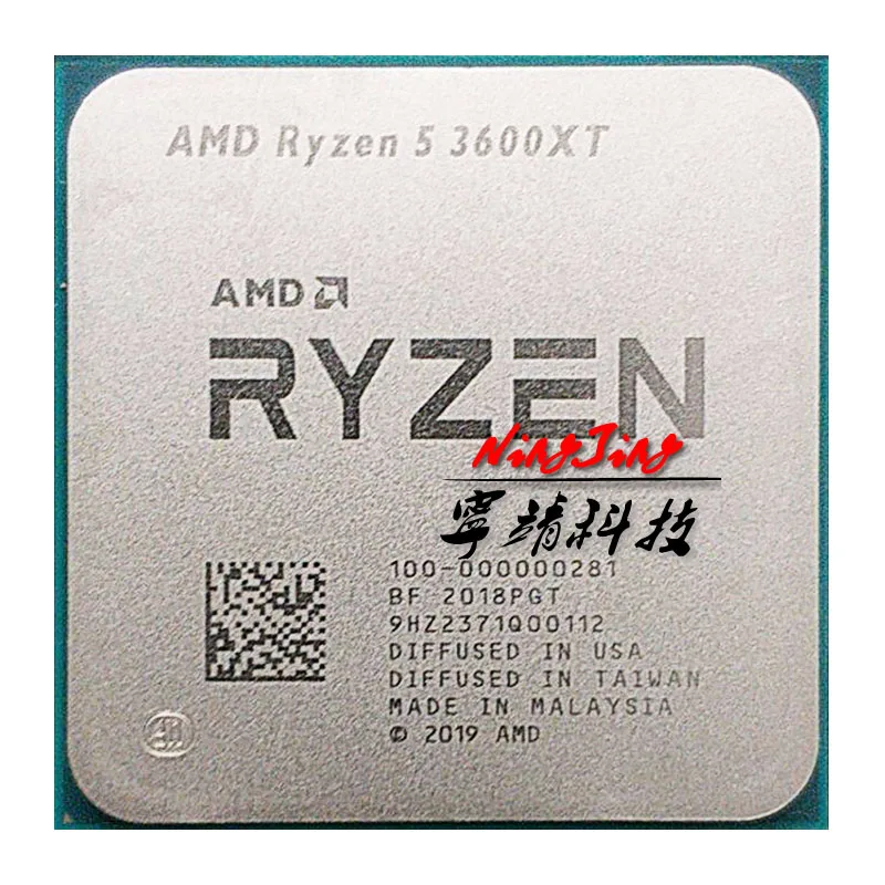 Процессор AMD Ryzen 5 3600XT R5 3 8 ГГц шестиядерный двенадцатипоточный ЦПУ 7 нм 95 Вт L3 = 32M 100