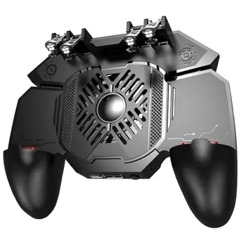 Mobile PUBG Controller Gamepad For PUBG IOS Android 6 Finger Operating Gamepad PUBG Controller Cooling Fan WIth 1200mAh Battery
Mobile PUBG Controller Gamepad For PUBG IOS Android 6 Finger Operating Gamepad PUBG Controller Cooling Fan WIth 1200mAh Battery