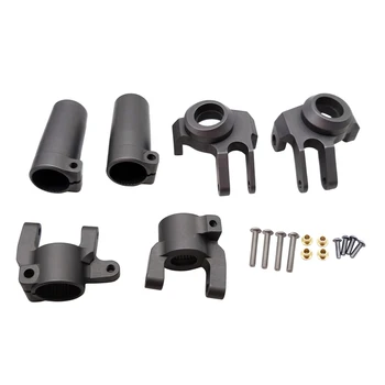 HOT-CNC FULL METAL Front Steering Knuckles, C Hub Carrier, Rear Axle Lock Out SET (Black) for AXIAL SCX10 II 90046 90047 AR44 Ax
HOT-CNC FULL METAL Front Steering Knuckles, C Hub Carrier, Rear Axle Lock Out SET (Black) for AXIAL SCX10 II 90046 90047 AR44 Ax