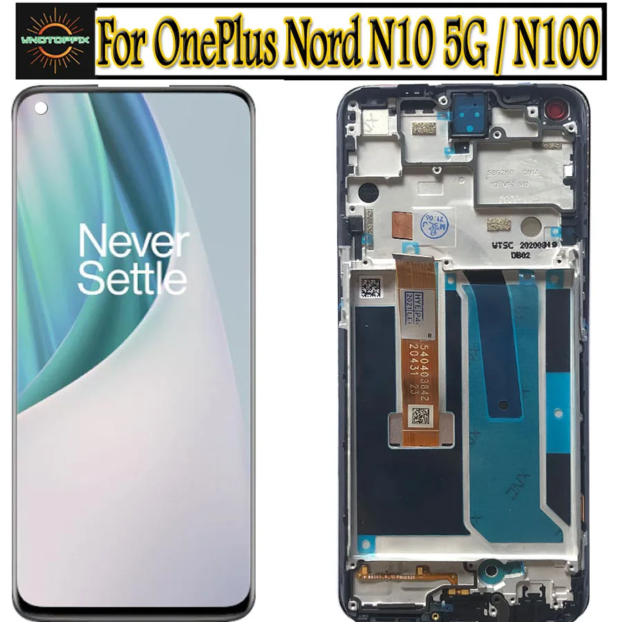 Оригинальный ЖК-дисплей для OnePlus Nord N10 дисплей с сенсорной панелью дигитайзер 1 +