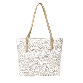 Fashion Lace Shoulder Bags for Women Simple Large Capacity Ladies Handbag Beach Bag
Fashion Lace Shoulder Bags for Women Simple Large Capacity Ladies Handbag Beach Bag