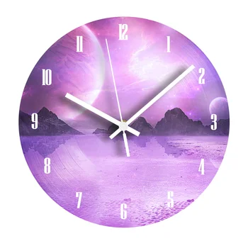 Planet Vinyl Record Clock Silent Mechanism Romantic Purple Scenery Vintage Digital Wall Clocks for Living Room Decor
Planet Vinyl Record Clock Silent Mechanism Romantic Purple Scenery Vintage Digital Wall Clocks for Living Room Decor