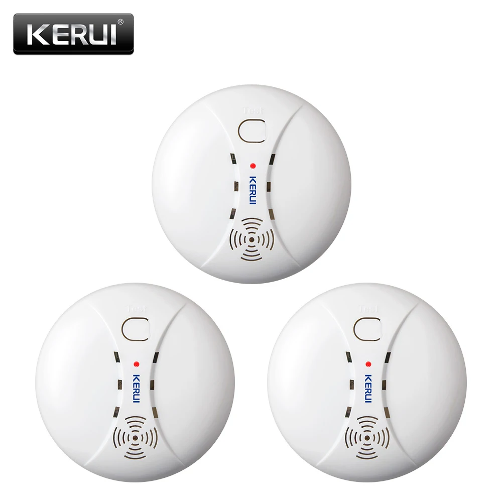 Wireless Smoke Detector Alarm System Alarm Accessories Sensitive Smoke/fire Detector For Home Security Alarm System 433Mhz
Wireless Smoke Detector Alarm System Alarm Accessories Sensitive Smoke/fire Detector For Home Security Alarm System 433Mhz