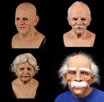Old Man Latex Mask Bald Wrinkled Halloween Masks Masquerade Prop Horror Movie Cosplay Party Mask Scary Wig MaskCosplay Scary 
Old Man Latex Mask Bald Wrinkled Halloween Masks Masquerade Prop Horror Movie Cosplay Party Mask Scary Wig MaskCosplay Scary