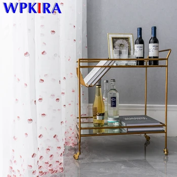 Luxury Embroidered Tulle Curtains Romantic Rose Petals Design Sheer Voile Curtain for Living room White Organza Rideau AD086D3 
Luxury Embroidered Tulle Curtains Romantic Rose Petals Design Sheer Voile Curtain for Living room White Organza Rideau AD086D3