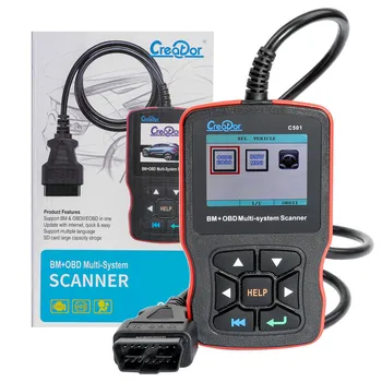 Creator C501 OBD 2 Car Diagnostic for BMW e46 e39 e90 e60 Diagnostic Scanner Code Reader AC EPS Oil Service Reset EPB ABS Airbag
Creator C501 OBD 2 Car Diagnostic for BMW e46 e39 e90 e60 Diagnostic Scanner Code Reader AC EPS Oil Service Reset EPB ABS Airbag