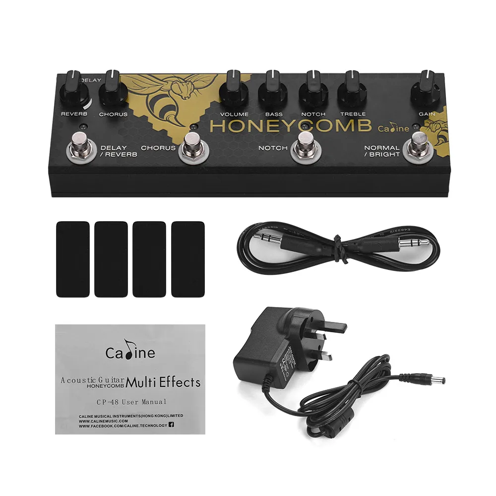 Hot New Caline CP-48 Honey Comb Acoustic Guitar Multieffects Pedal Chorus Delay Reverb Notch Boost EQ Guitar Effects Pedals
Hot New Caline CP-48 Honey Comb Acoustic Guitar Multieffects Pedal Chorus Delay Reverb Notch Boost EQ Guitar Effects Pedals