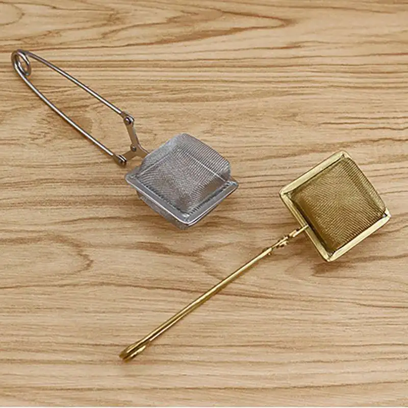 1pc Stainless Steel Tea Strainer Mesh Square Ball Shape Tea Spoon Seasoning Infuser Handle Tea Strainer Teaware
1pc Stainless Steel Tea Strainer Mesh Square Ball Shape Tea Spoon Seasoning Infuser Handle Tea Strainer Teaware