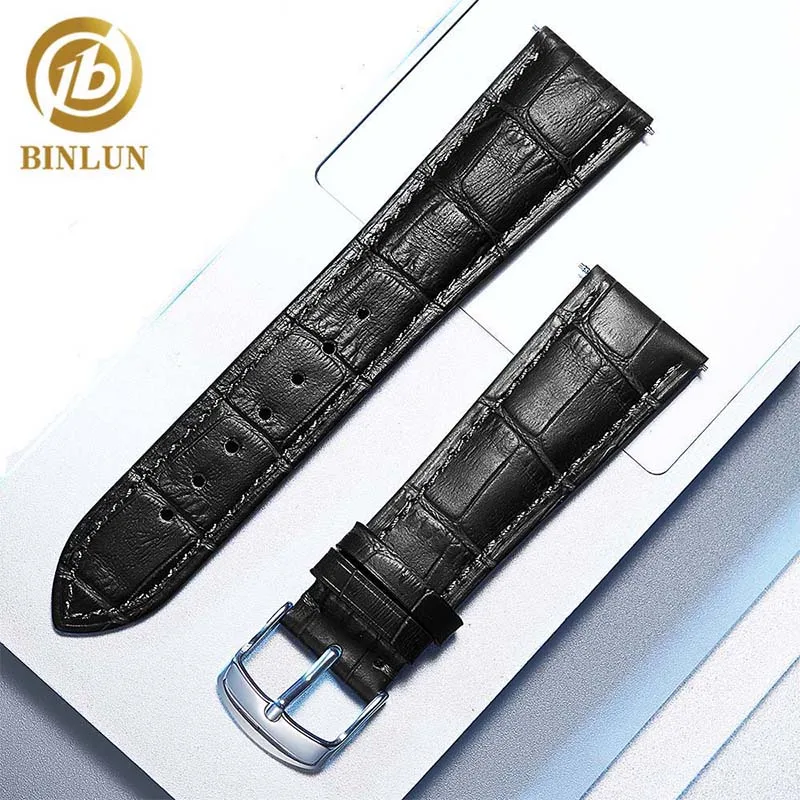 Watchstrap for Tissot Men's Watch band for Women Cowhide Leather Steel Buckle Bracelet Alligator Grain Strap for Seiko Pulseira
Watchstrap for Tissot Men's Watch band for Women Cowhide Leather Steel Buckle Bracelet Alligator Grain Strap for Seiko Pulseira