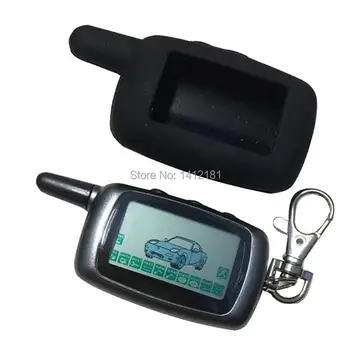 Russian A9 LCD Remote Control +Silicone Case For Keychain Starline A9 A8 A6 KGB FX-5 FX5 FX-3 FX3 2 Way Car Alarm jaguar ez-Beta
Russian A9 LCD Remote Control +Silicone Case For Keychain Starline A9 A8 A6 KGB FX-5 FX5 FX-3 FX3 2 Way Car Alarm jaguar ez-Beta