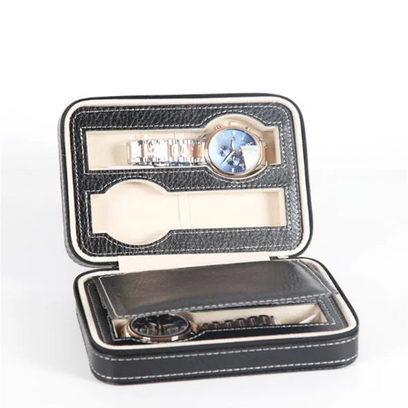 3 Grid/ 4 Grid Watch Box Case Portable Zipper/Lock PU Leather Watch Holder Jewelry Holder Watch Organizer boite montre Best Gift
3 Grid/ 4 Grid Watch Box Case Portable Zipper/Lock PU Leather Watch Holder Jewelry Holder Watch Organizer boite montre Best Gift
